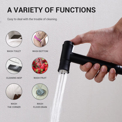 Brass Double Mode Hot and Cold Handheld Bidet Set 4 Colors Spray Handheld Bidet-Bidet Faucet-Index Bath