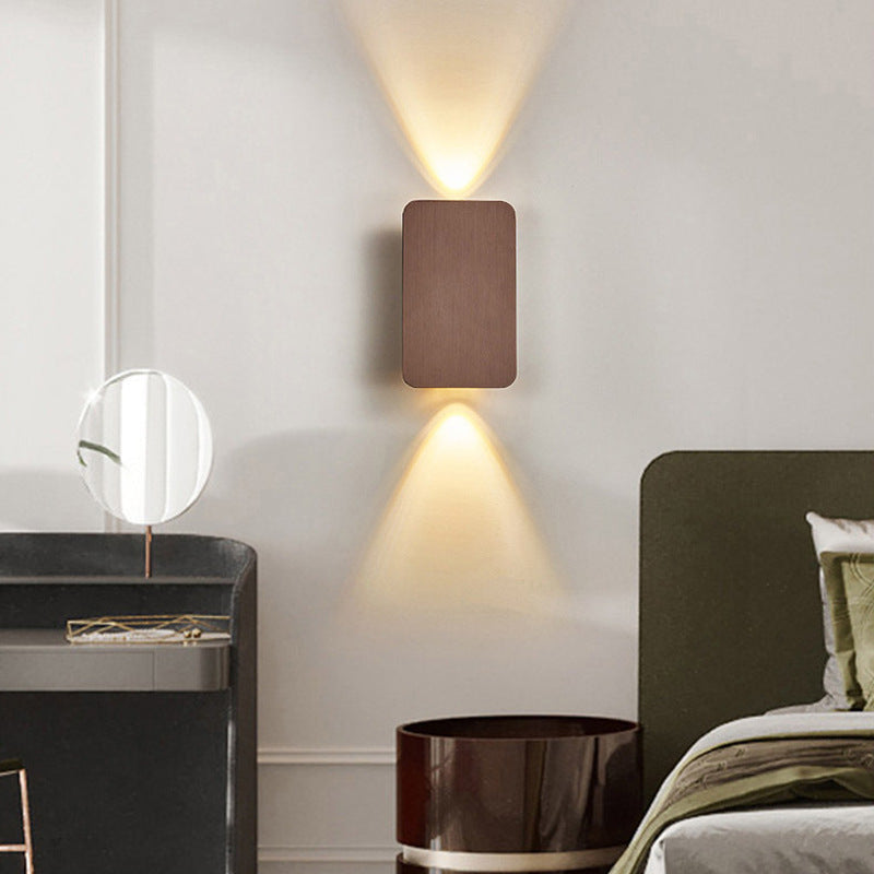 Ozawa Modern Square Wall Lamp – Metal & Acrylic Sconce for Bedroom & Living Room