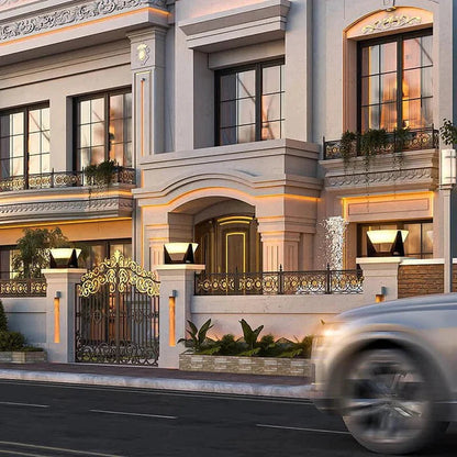 Solar Outdoor Lamp – Modern Standalone Lighting