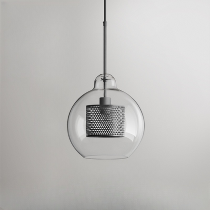 Gold Pendant Light With Glass Shade Soft Glow