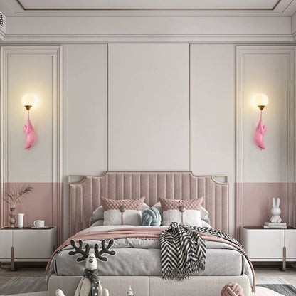 Fateh Bear Balloon Ceiling Light – LED Flush Mount, 3 Colours