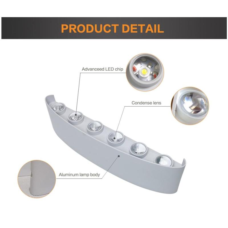 IP65 RGB LED Wall Light – Waterproof Aluminum Outdoor/Indoor Lamp