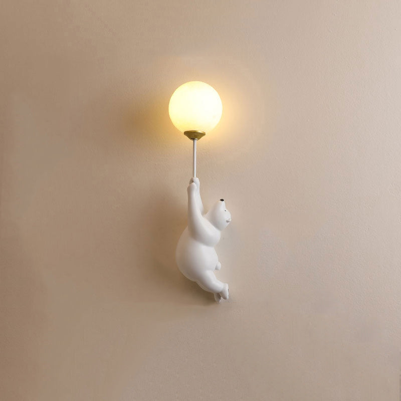 Fateh Bear Balloon Ceiling Light – LED Flush Mount, 3 Colours