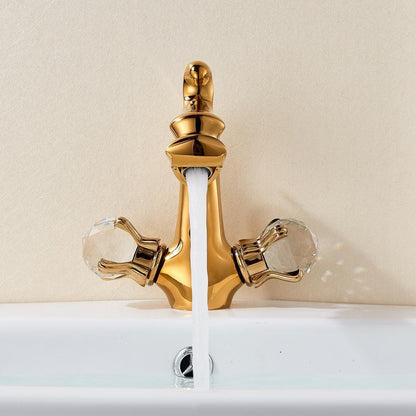 Basin Faucet - Dragon Shaped Deck Mounted Basin Faucet Dual Handle