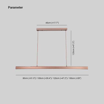 Thala Premium Linear LED Pendant Fixture Dimmable