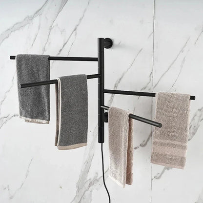 Electric Heated Towel Rail Bathroom Accessory Electric Towel Warmer-Towel Bars & Hooks-Index Bath-Golden-Index Bath