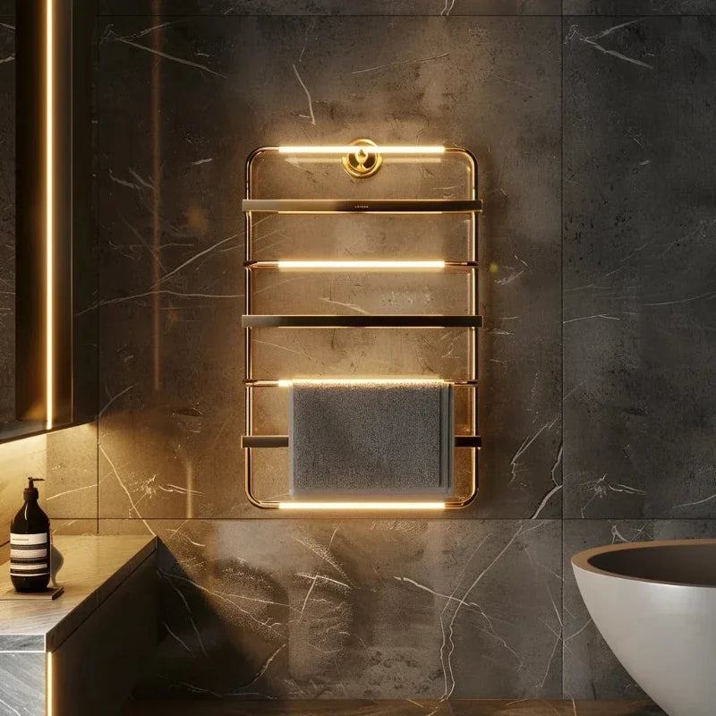Professional Electric Heated Towel Rail Smart Electric Towel Rack Wall Mounted Towel Warmer for Bathroom