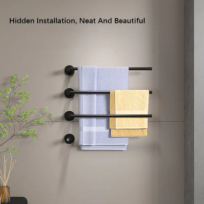 Electric Heated Towel Rail Stainless Steel Towel Dryer Electric Towel Rack-Basin Faucet-Index Bath