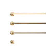 Brushed Gold-3 Rods