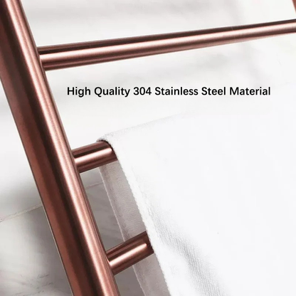 Electric Heated Towel Rail Stainless Steel Towel Warmer Towel Dryer-Towel Bars & Hooks-Index Bath