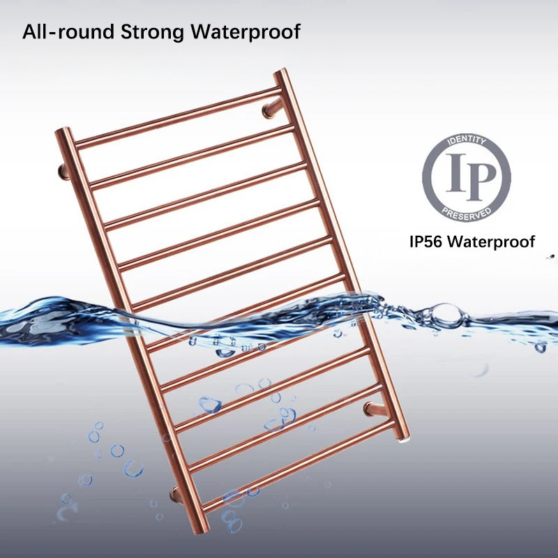 Electric Heated Towel Rail Stainless Steel Towel Warmer Towel Dryer-Towel Bars & Hooks-Index Bath
