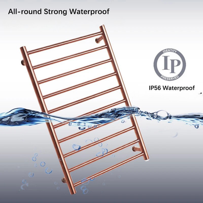 Electric Heated Towel Rail Stainless Steel Towel Warmer Towel Dryer-Towel Bars & Hooks-Index Bath