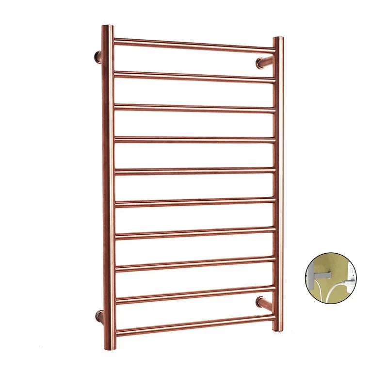 Electric Heated Towel Rail Stainless Steel Towel Warmer Towel Dryer-Towel Bars & Hooks-Index Bath