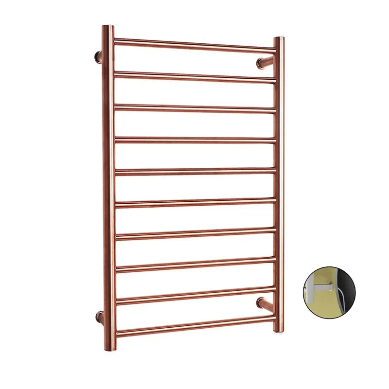 Electric Heated Towel Rail Stainless Steel Towel Warmer Towel Dryer-Towel Bars & Hooks-Index Bath