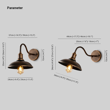 Alessio Outdoor Wall Lamp 9.9–11.4 Inches – Metal Housing, Two Colour Options