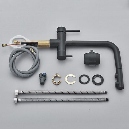Filtered Kitchen Faucet 360 Rotation Dual Sprayer Drinking Water Tap-Kitchen Faucet-Index Bath