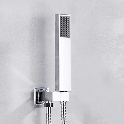 Hand Shower Head Handheld Shower Head Wall Mounted Faucet Accessory-Shower Faucet-Index Bath-Chrome A-Index Bath