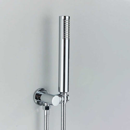 Hand Shower Head Handheld Shower Head Wall Mounted Faucet Accessory-Shower Faucet-Index Bath-Chrome Y-Index Bath