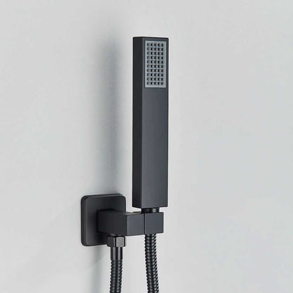 Hand Shower Head Handheld Shower Head Wall Mounted Faucet Accessory-Shower Faucet-Index Bath-Matte Black A-Index Bath