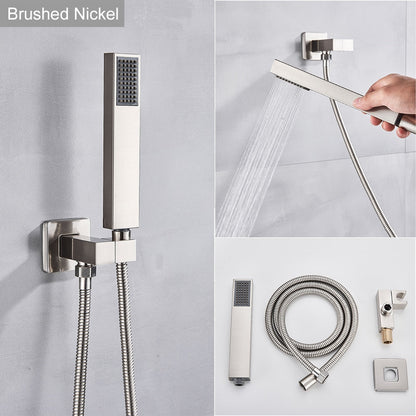 Shower Faucet - Handshower Head Stainless Shower Hose Faucet Head Wall Mounted Faucet