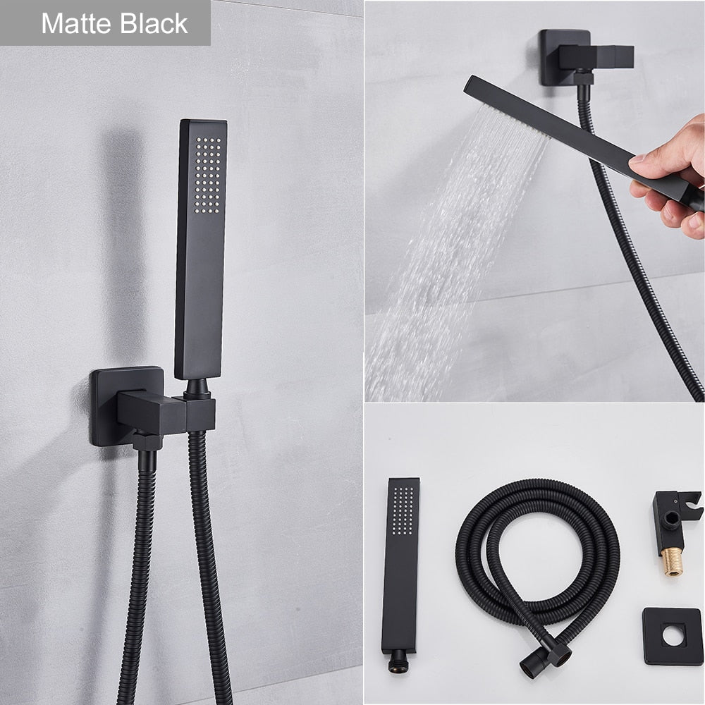 Shower Faucet - Handshower Head Stainless Shower Hose Faucet Head Wall Mounted Faucet