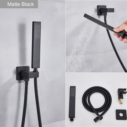 Shower Faucet - Handshower Head Stainless Shower Hose Faucet Head Wall Mounted Faucet