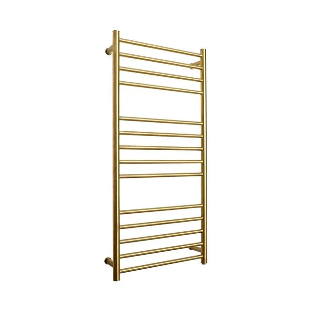 Heated Towel Warmer Hidden Wire Stainless Steel Electric Towel Rack-Towel Bars & Hooks-Index Bath-Gold B-US-110V-Index Bath