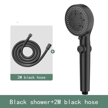High Pressure Shower Head 5 Functions With Switch On Off Button-Handheld Shower-Index Bath