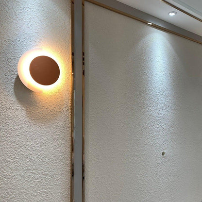 Edge Rounded Acrylic Wall Light – Minimalist Metal Fixture
