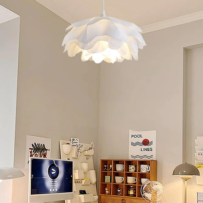 Renée Flower-Shaped Acrylic Pendant Light – Metal Frame, E27 Socket