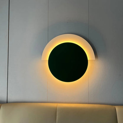 Edge Rounded Acrylic Wall Light – Minimalist Metal Fixture