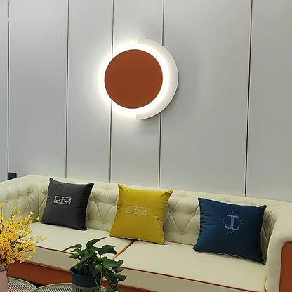 Edge Rounded Acrylic Wall Light – Minimalist Metal Fixture