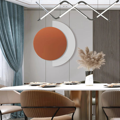 Edge Rounded Acrylic Wall Light – Minimalist Metal Fixture