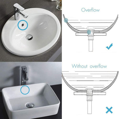 Basin Faucet - Matte Black Basin Sink Pop Up Drain Brass Drain Plug Sink Drain