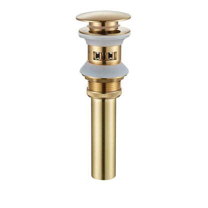 Basin Faucet - Matte Black Basin Sink Pop Up Drain Brass Drain Plug Sink Drain