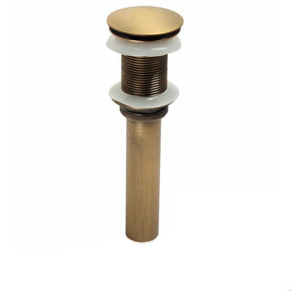 Basin Faucet - Matte Black Basin Sink Pop Up Drain Brass Drain Plug Sink Drain