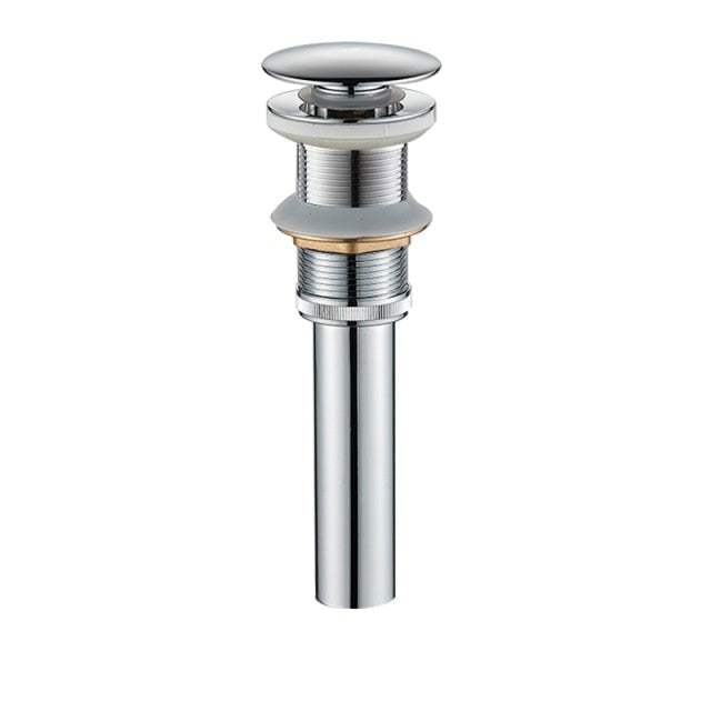 Basin Faucet - Matte Black Basin Sink Pop Up Drain Brass Drain Plug Sink Drain