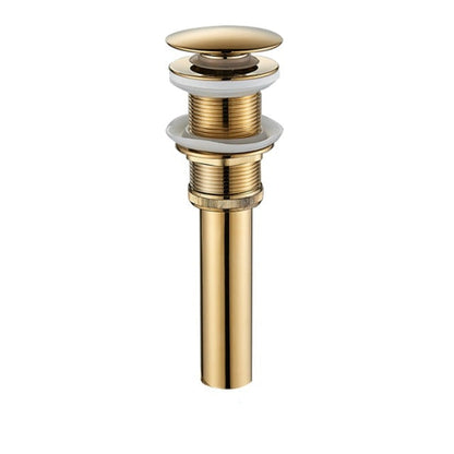 Basin Faucet - Matte Black Basin Sink Pop Up Drain Brass Drain Plug Sink Drain