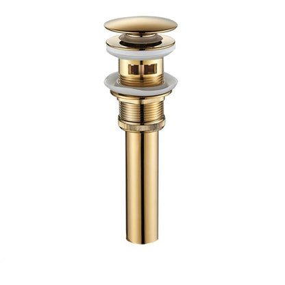 Basin Faucet - Matte Black Basin Sink Pop Up Drain Brass Drain Plug Sink Drain
