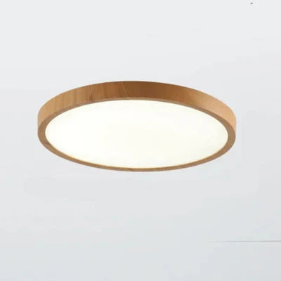 Ultrathin Ceiling Light – LED, Walnut Finish