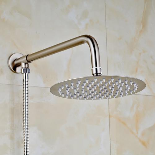 Rain Shower Heads - Rainfall Style Shower Head With Shower Arm And Shower Hose