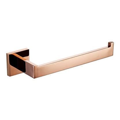 Towel Bars & Hooks - Index Bath Rose Gold Toilet Paper Holder Towel Bar Hook Hanger
