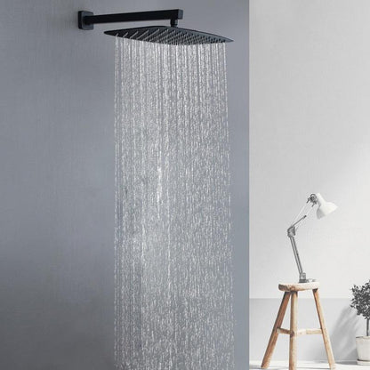 Rain Shower Heads - Round And Square Ultrathin Rain Shower Head Design Shower Accessory