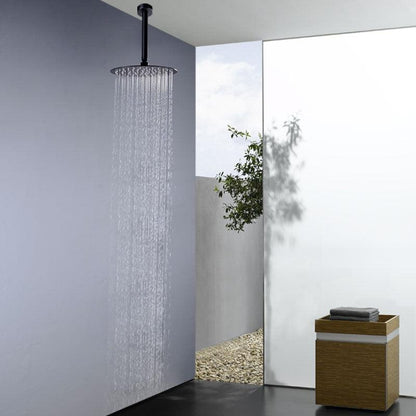 Rain Shower Heads - Round And Square Ultrathin Rain Shower Head Design Shower Accessory