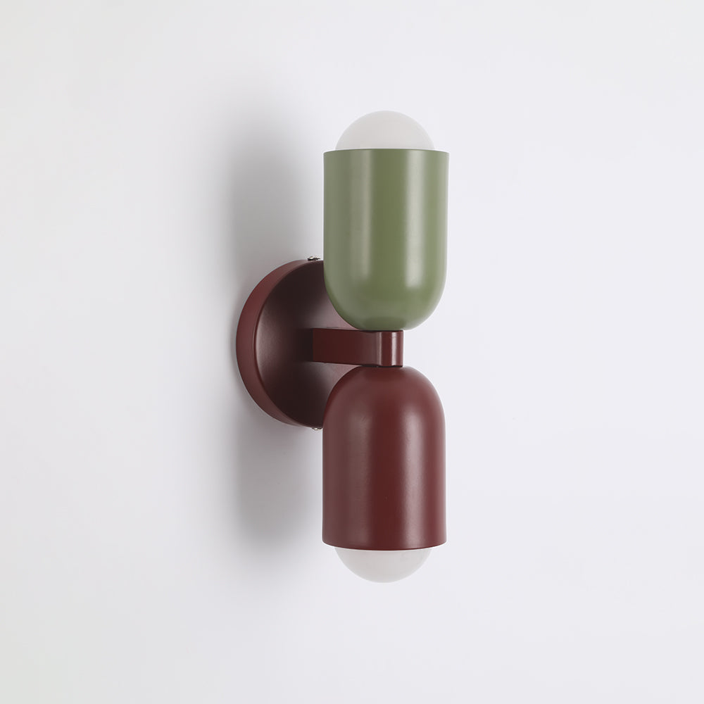 Morandi Double-Headed Wall Lamp – Scandinavian Design