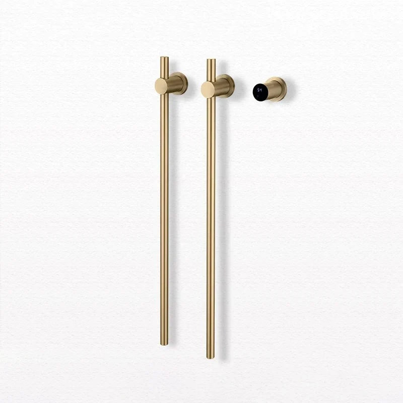 Bathroom Black Electric Towel Rack Hidden Wire Bath Towel Rail Smart Touch Control Towel Warmer Stainless Steels Bathrobe Dryer