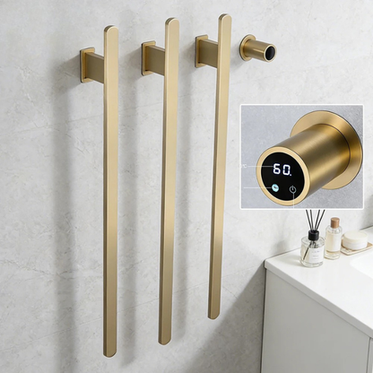 Smart Towel Warmer 3 Rod Stainless Steel Electric Heated Towel Rack-Index Bath