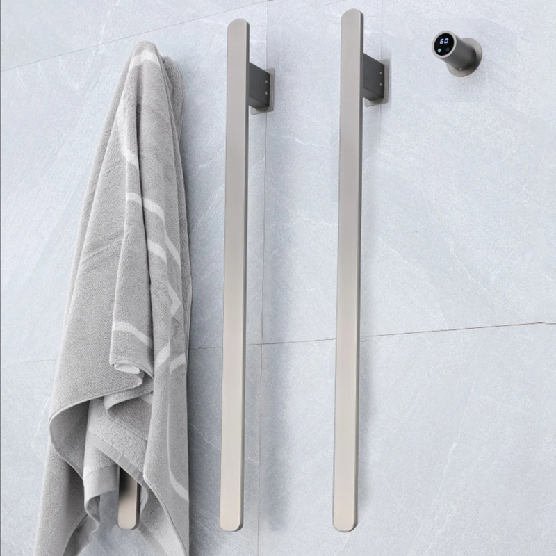 Smart Towel Warmer 3 Rod Stainless Steel Electric Heated Towel Rack-Index Bath