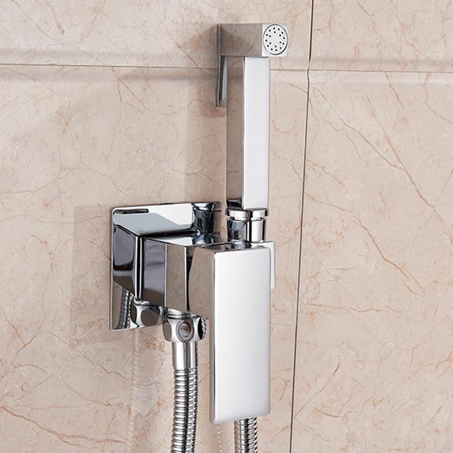 Bidet Faucet - Square Shower Sprayer Head Tap Bidet
