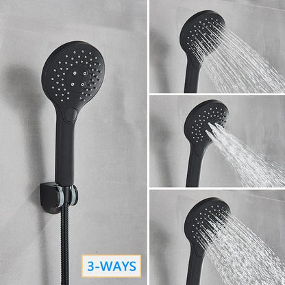 Shower Faucet - Square Bathtub Shower Faucets Floor Standing Faucet Hot Cold Water Tap